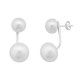 Pendientes Plata Perlas 9-12 mm